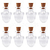 10Pcs Clear Glass Wishing Bottles AJEW-TA0002-85C-3