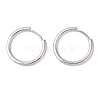 Brass Hoop Earring EJEW-Q385-01A-P-1