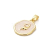 Brass Enamel Pendants KK-M314-08B-G01-2