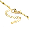 Rack Plating Brass Bib Necklaces for Women NJEW-C059-09G-03-3