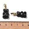 Bear Resin Pendant Decorations STAS-M092-01G-09-3