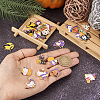  24Pcs 12 Style Halloween Theme Alloy Enamel Pendants ENAM-TA0001-51-5