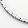 Electroplate Non-magnetic Synthetic Hematite Cuboid Beads Strands G-J213A-B-3