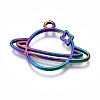 Rainbow Color Alloy Pendants PALLOY-S180-193-NR-2