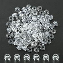 Transparent Acrylic European Beads MACR-YW0002-17A