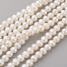 Natural Cultured Freshwater Pearl Beads Strands PEAR-G007-32