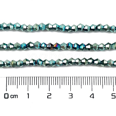 Transparent Electroplate Glass Beads Strands EGLA-A039-T3mm-UA06-1