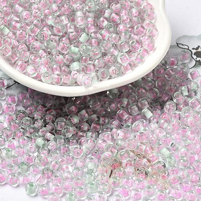 Transparent Glass Round Seed Beads SEED-B001-05A-32-1