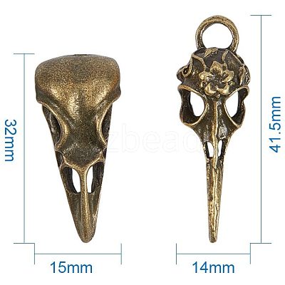 Tibetan Style Alloy Pendants PALLOY-PH0012-33-1