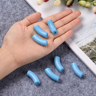 Opaque Acrylic Beads SACR-S677-075-1