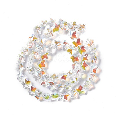 Faceted Glass Beads Strands EGLA-E030-01D-1