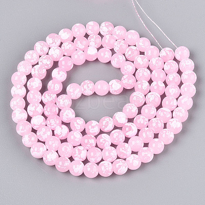 Baking Paint Glass Beads X1-DGLA-N015-8mm-02-1