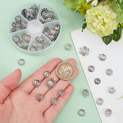 Stainless Steel Bead Caps STAS-UN0011-32P-1