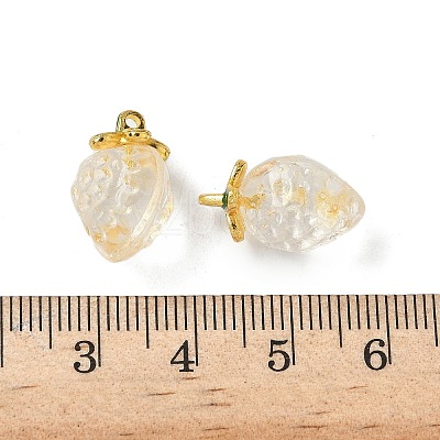 Transparent Glass Pendants GLAA-P072-03G-10-1