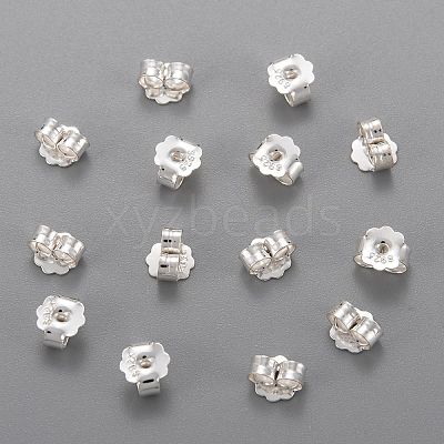 925 Sterling Silver Friction Ear Nuts X-STER-L063-09S-1
