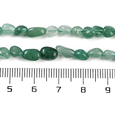 Natural Green Aventurine Beads Strands G-P497-01B-20-1