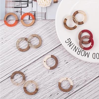 Resin & Wood Pendants RESI-OL0001-10D-1