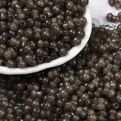 Transparent Colours Glass Seed Beads SEED-R001-01C-1