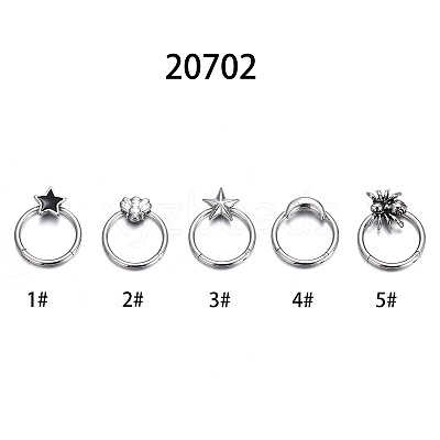 Halloween Stainless Steel Nose Rings WGADCDD-05-1