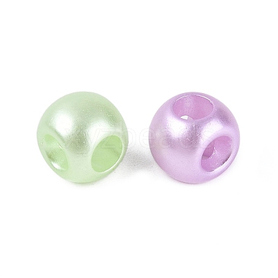 Opaque Acrylic Beads OACR-N162-15-1