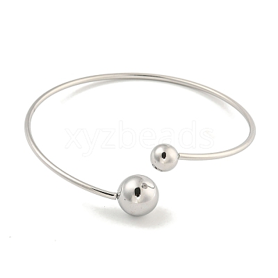 Non-Tarnish 304 Stainless Steel Cuff Bangles BJEW-P331-15P-1