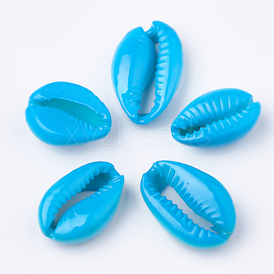 Spray Paint Cowrie Shell Beads LS-X-SHEL-S274-26E-1