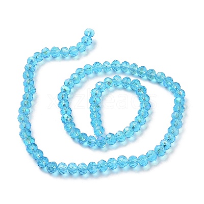 Electroplate Glass Beads Strands LS-EGLA-A034-T8mm-L03-1