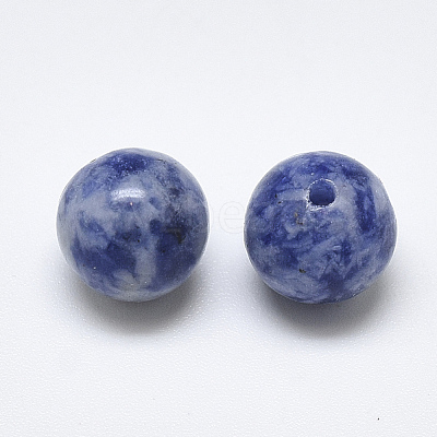 Natural Blue Spot Stone Beads G-T122-25A-13-1