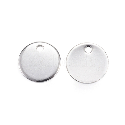 Tarnish Resistant 304 Stainless Steel Charms X-STAS-F039-91-12mm-P-1