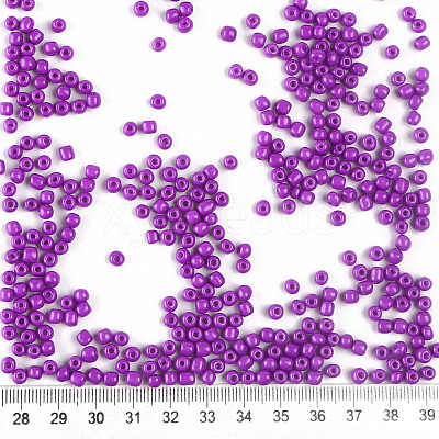 Baking Paint Glass Seed Beads SEED-US0003-4mm-K13-1
