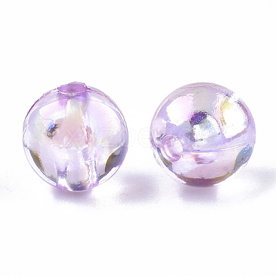 Transparent Plastic Beads OACR-S026-8mm-13-1