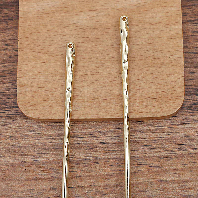 Alloy Hair Stick Findings PW-WG70408-04-1