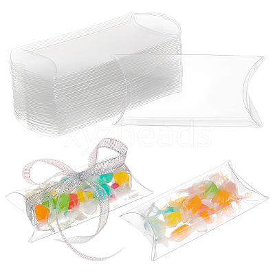 PVC Plastic Gift Storage Pillow Case CON-WH0099-06-1