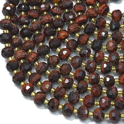 Natural Tiger Eye Beads Strands G-K389-E52-01-1