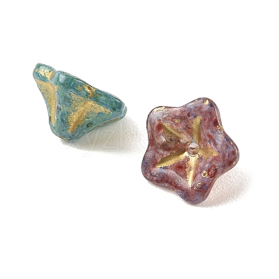 Baking Paint Glass Beads DGLA-G004-01A-1
