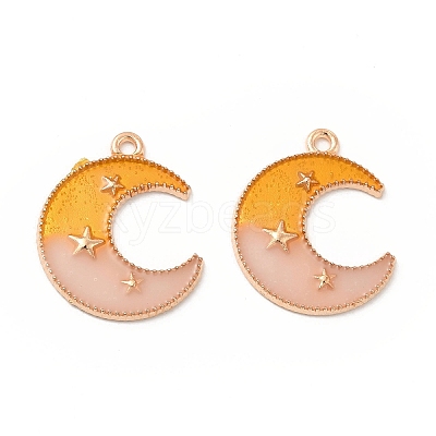 Alloy Pendants X-ENAM-M052-03G-1
