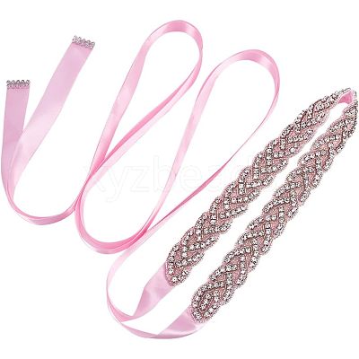 Polyester Bridal Belts DIY-WH0043-02B-1