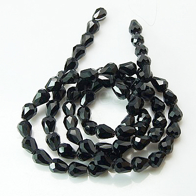 Crystal Glass Beads Strands X-GLAA-D034-15x10mm-14-1