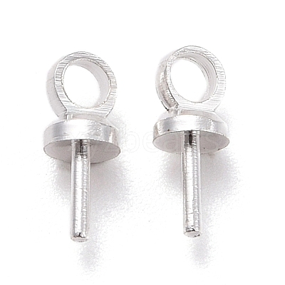 Brass Cup Peg Bails Pendants KK-Z018-01B-S-1