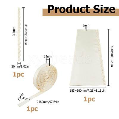 Bridal Dress Zipper Replacement AJEW-WH0609-837D-01-1
