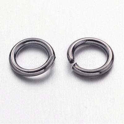 90pcs Brass Open Jump Rings X-JRC6MM-B-1