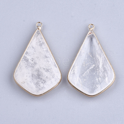 Natural Quartz Crystal Big Pendants G-S344-28C-1
