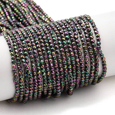 Electroplate Glass Beads Strands LS-GLAA-H021-01A-FP14-1