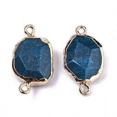 Natural Agate Links Connectors G-T131-109A-1