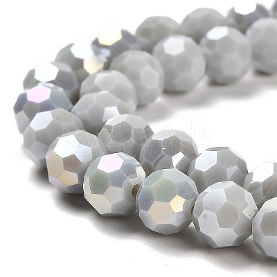 Opaque Glass Beads Stands LS-EGLA-A035-P8mm-B22-1