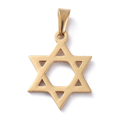 304 Stainless Steel Pendants STAS-I127-031G-B-1