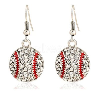 Alloy Enamel Dangle Earrings FS-WG4E48D-03-1