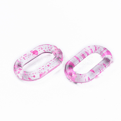 Transparent Acrylic Linking Rings OACR-N009-013B-01-1