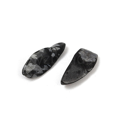 Natural Snowflake Obsidian Beads G-U032-A08-1