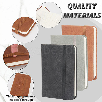 10Pcs 3 Styles Rectangle Paper Notebook AJEW-CP0006-05B-1